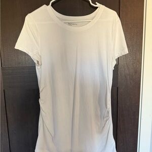 GAP Women's Cream Short Sleeve Top